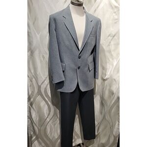 Levis Vintage 70s Grey Action 40 x 38 Sta-Prest Dacron Polyester 2 Piece Suit